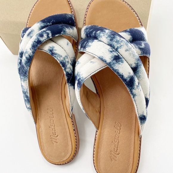 Madewell Skyler Slide Sandal in Tie-Dye Size 8 NIB - Picture 4 of 8